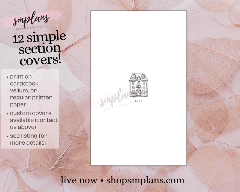 Simple Section Covers + &