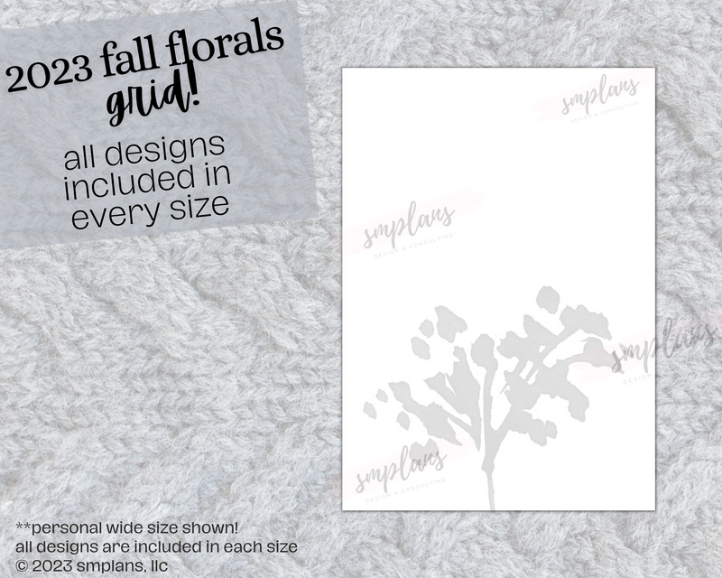 Fall Floral Notes "Black Wild" - GRID (2023)