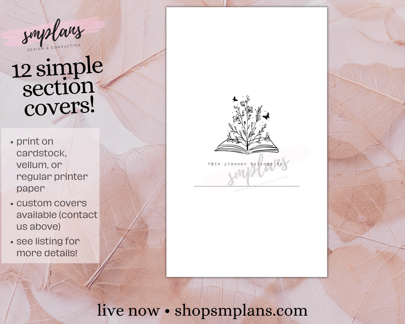Simple Section Covers + &