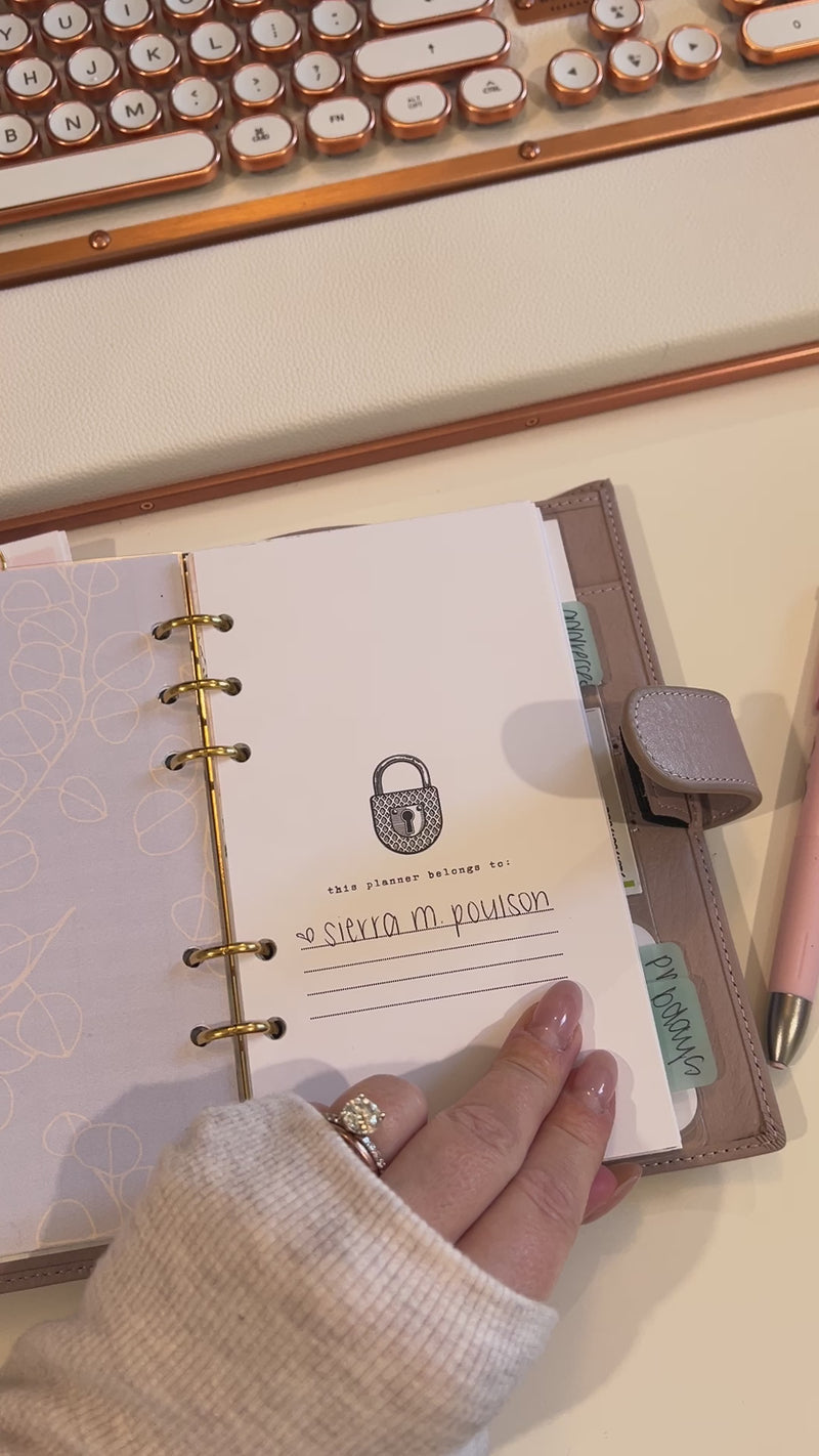 Winter Floral Notes "Whimsy Wonderland" - Grid (2023)