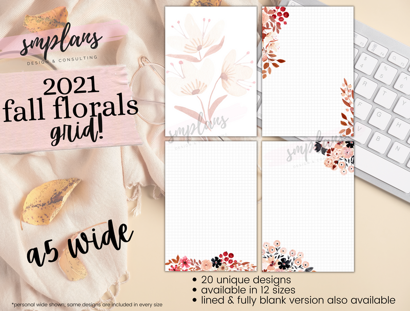 Fall Floral Notes - Grid (2021)