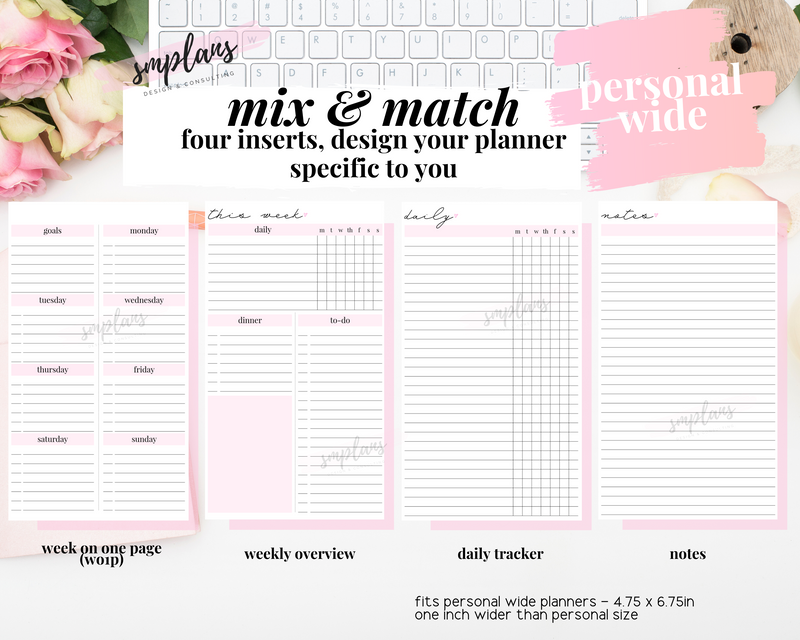 Mix & Match Bundle (4 Inserts)