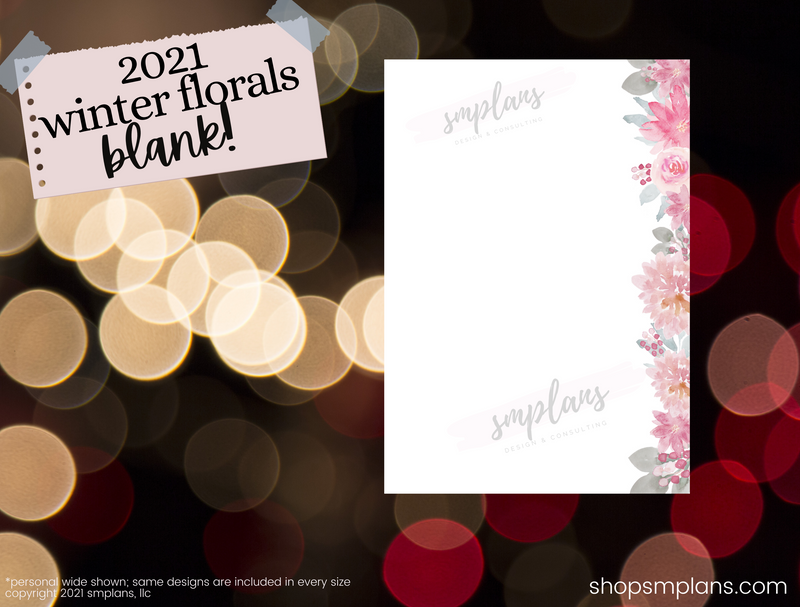 Winter Floral Notes - Blank (2021)