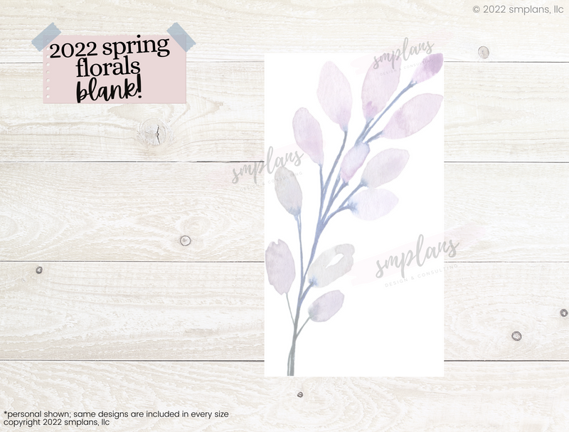 Spring Floral Notes - Blank (2022)