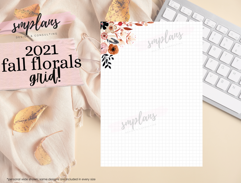 Fall Floral Notes - Grid (2021)