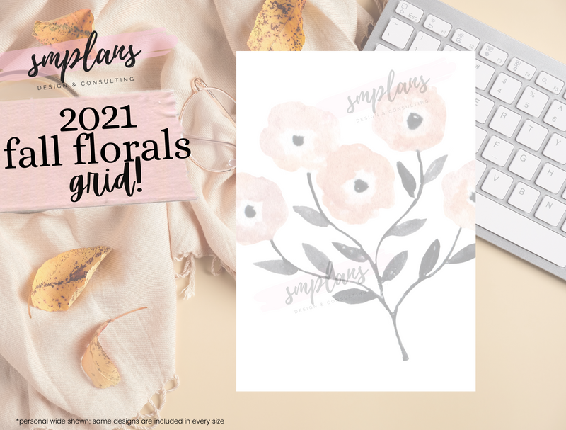 Fall Floral Notes - Grid (2021)