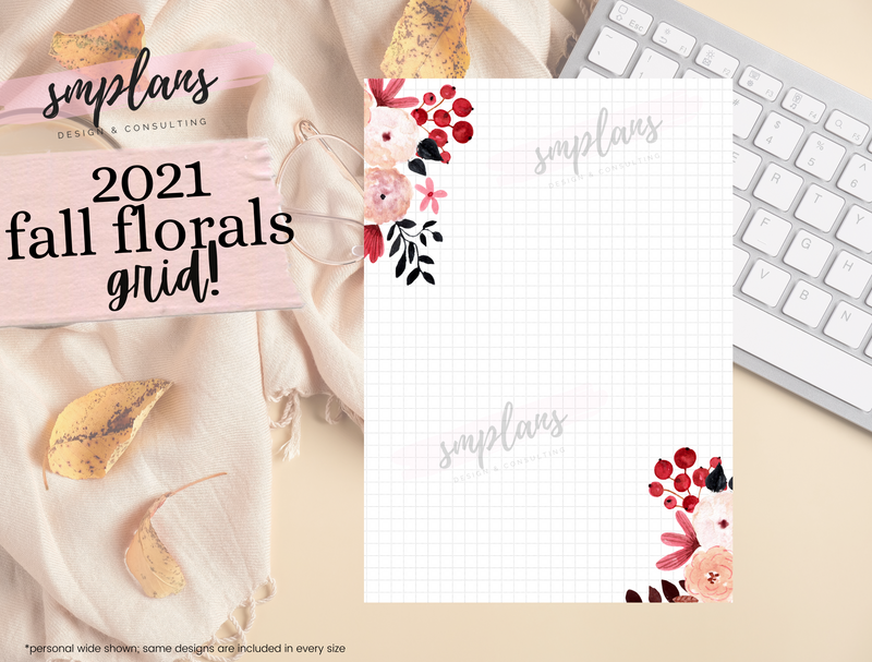 Fall Floral Notes - Grid (2021)