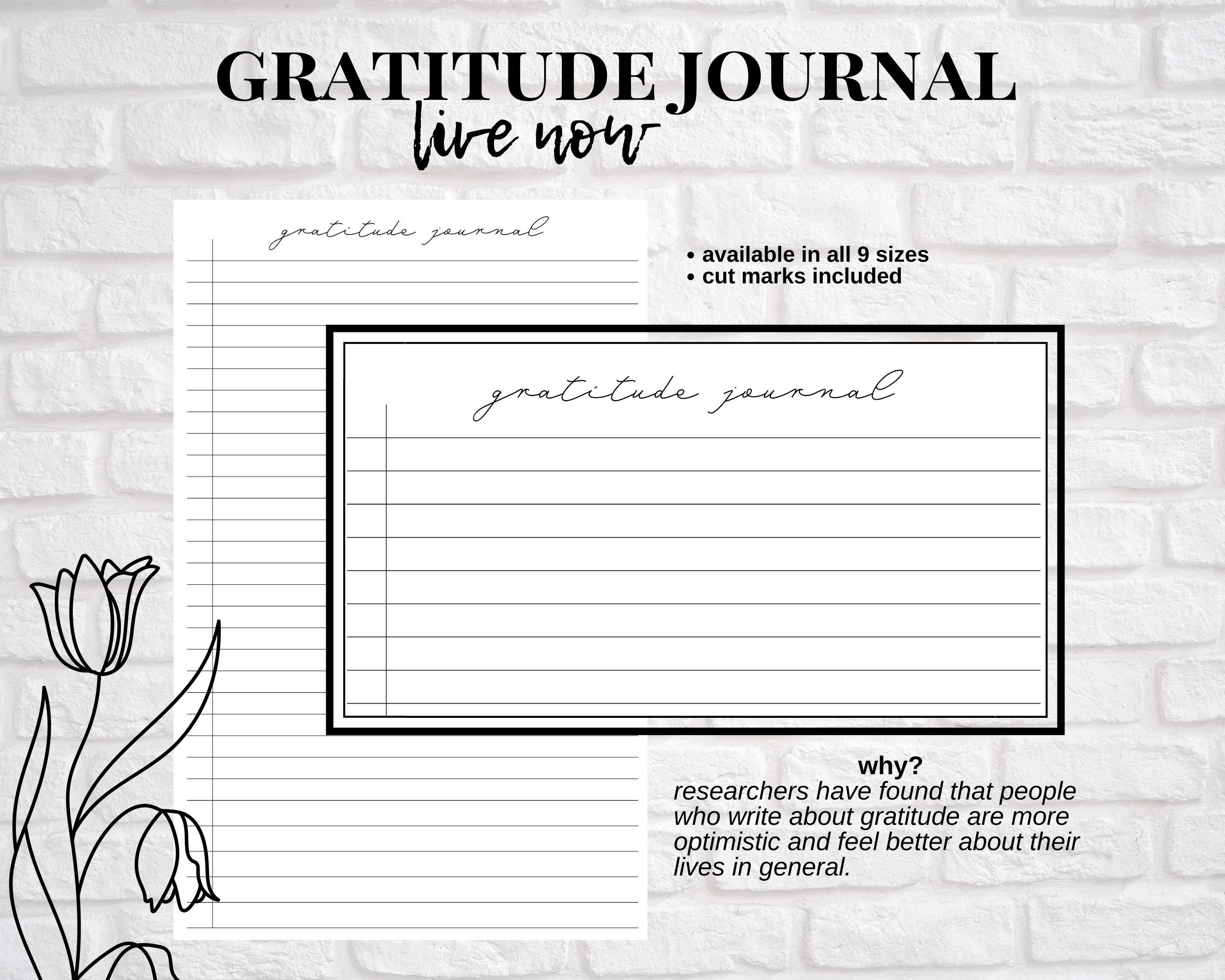 Live in Gratitude Journal