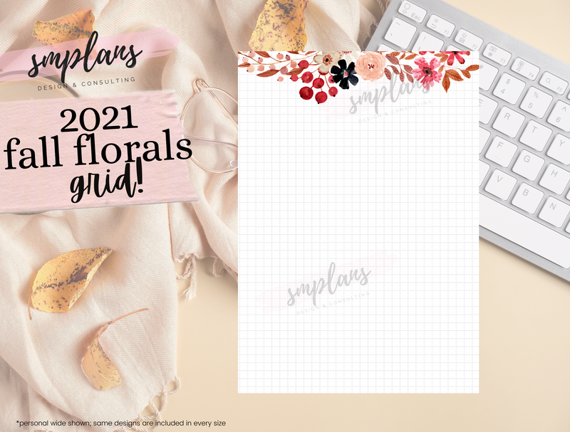 Fall Floral Notes - Grid (2021)