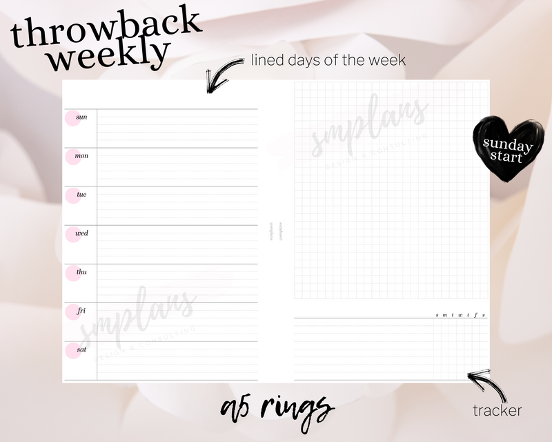 Throwback Weekly (Sunday Start)