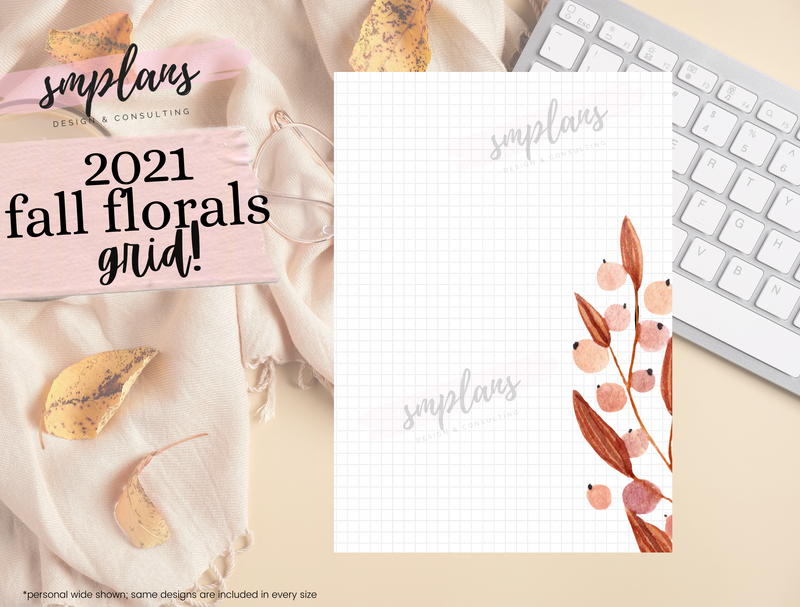 Fall Floral Notes - Grid (2021)