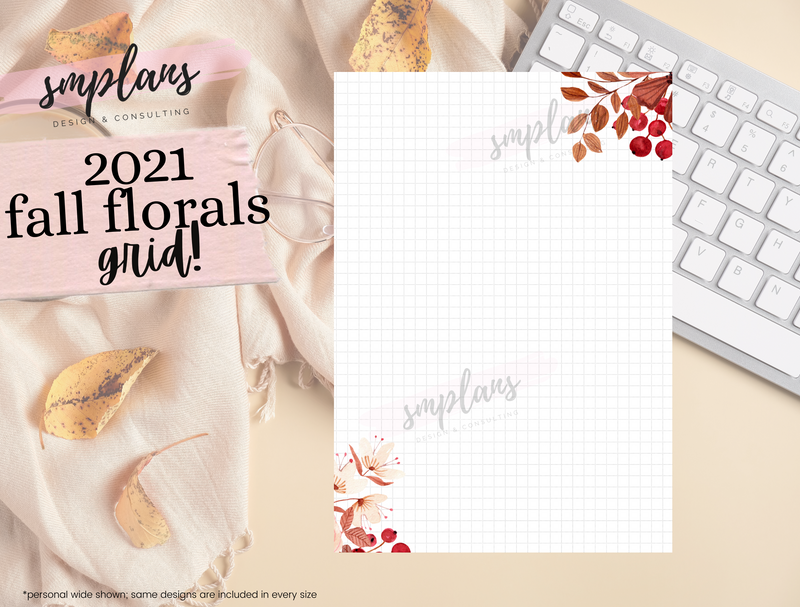 Fall Floral Notes - Grid (2021)