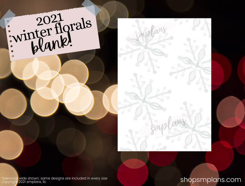 Winter Floral Notes - Blank (2021)