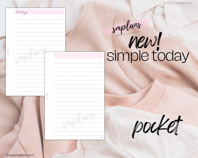 Simple Today Notes - Lined