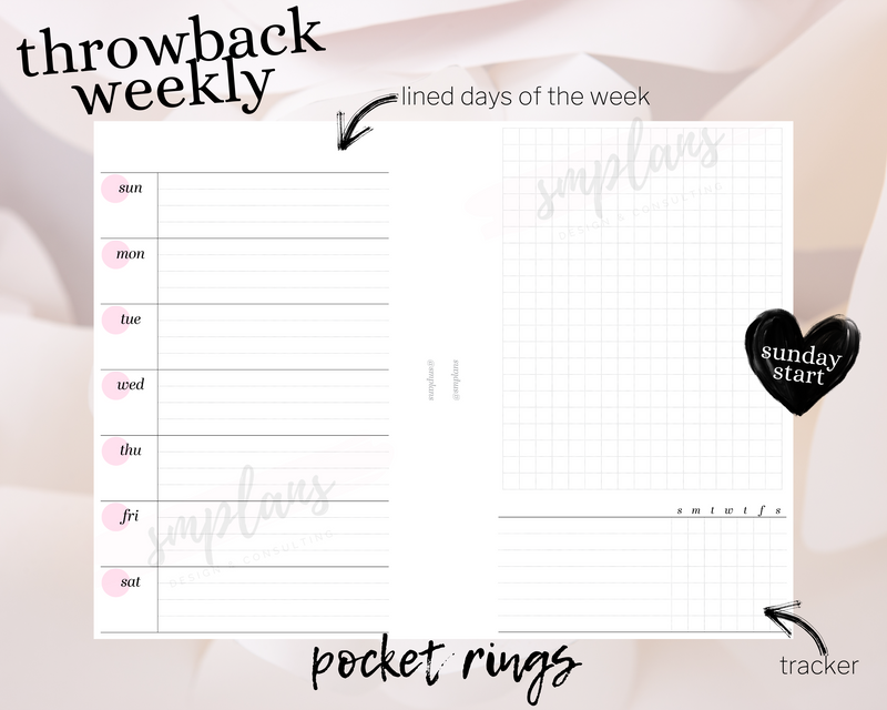 Throwback Weekly (Sunday Start)