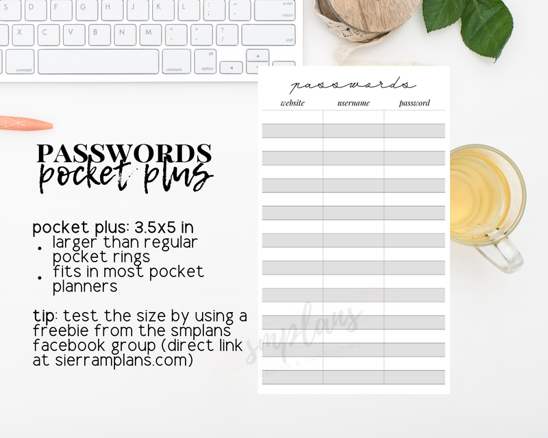 Passwords Tracker