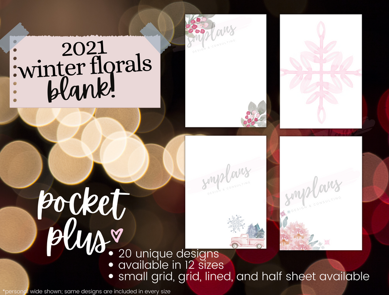Winter Floral Notes - Blank (2021)