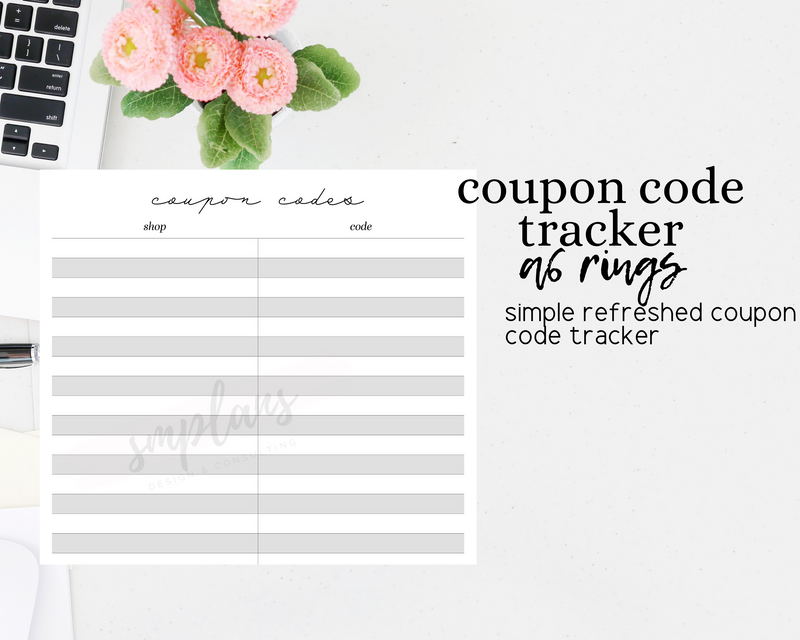 Coupon Code Tracker