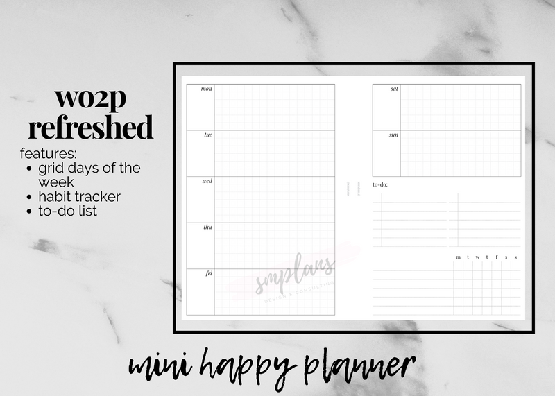 Refreshed WO2P (Week on 2 Pages)