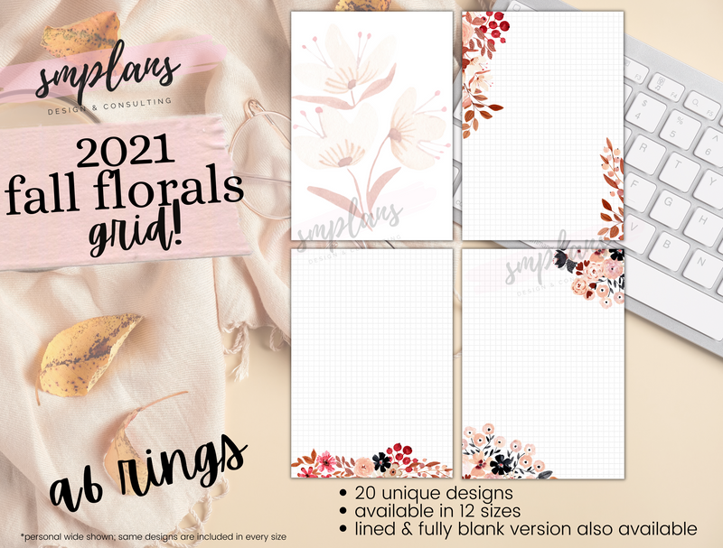 Fall Floral Notes - Grid (2021)