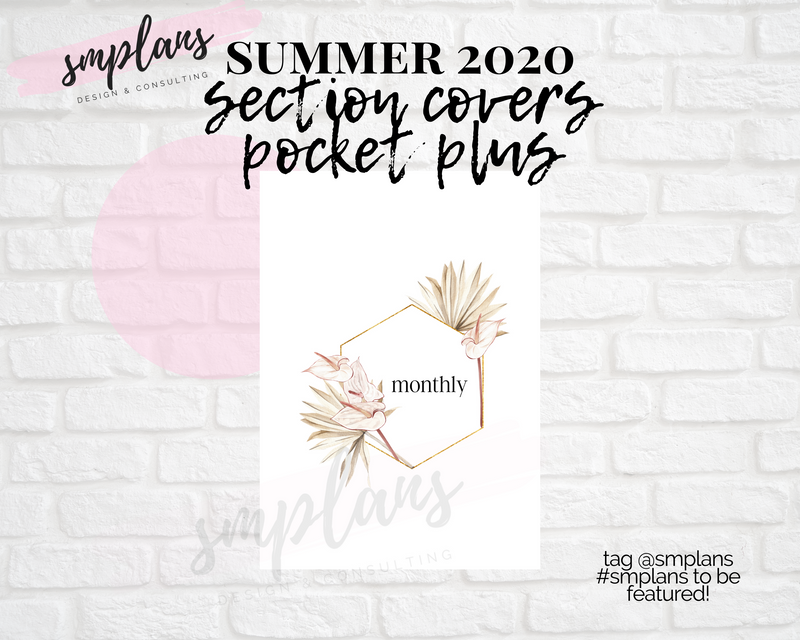 2020 Summer Florals SECTION COVERS
