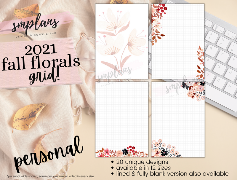 Fall Floral Notes - Grid (2021)