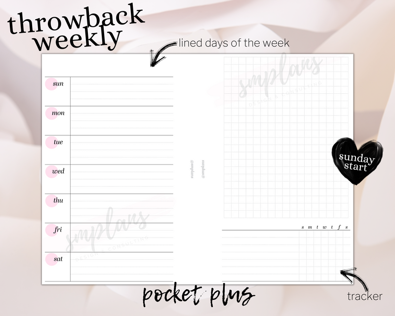 Throwback Weekly (Sunday Start)