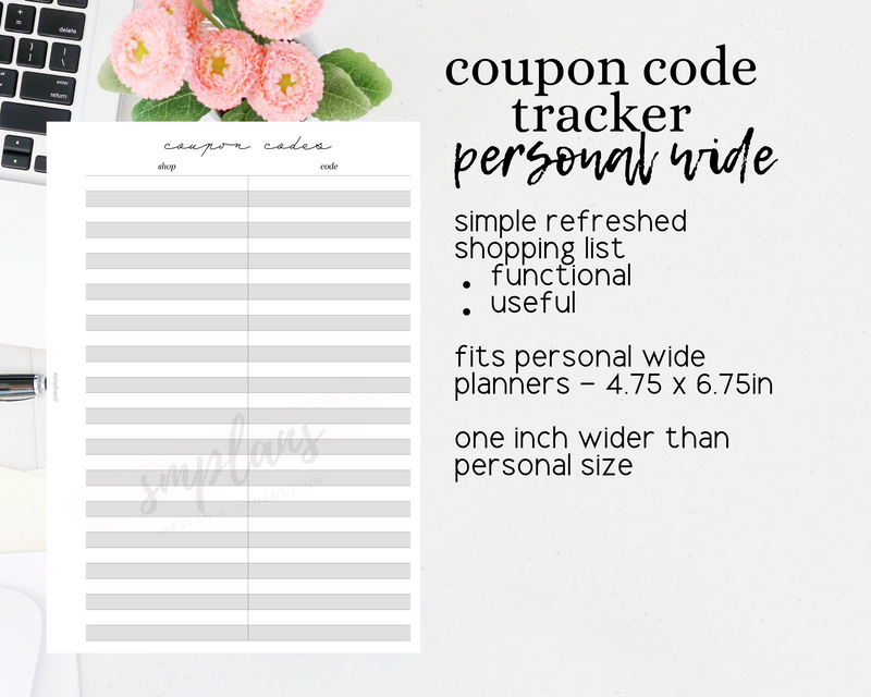 Coupon Code Tracker