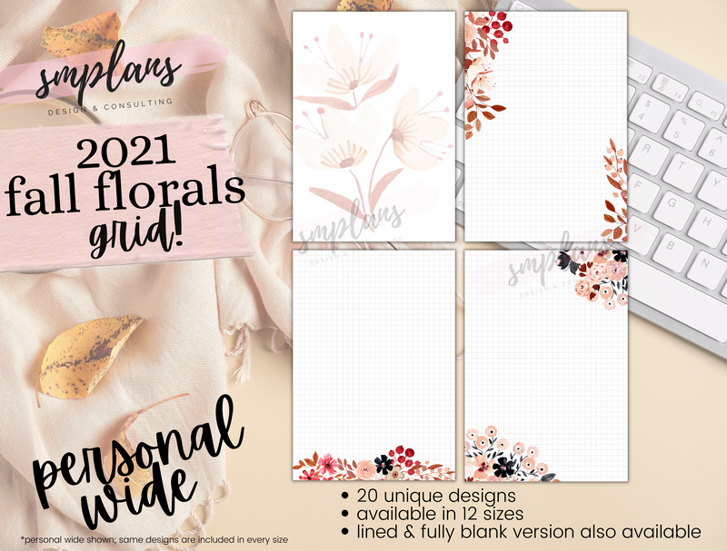 Fall Floral Notes - Grid (2021)