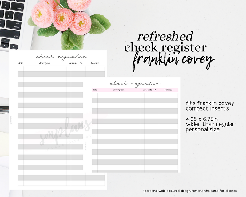Check Register