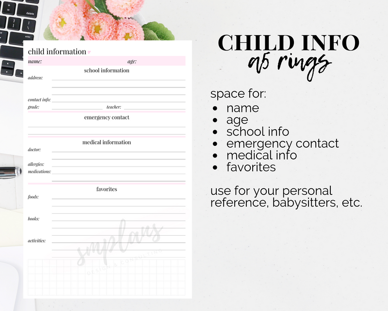 Child Information