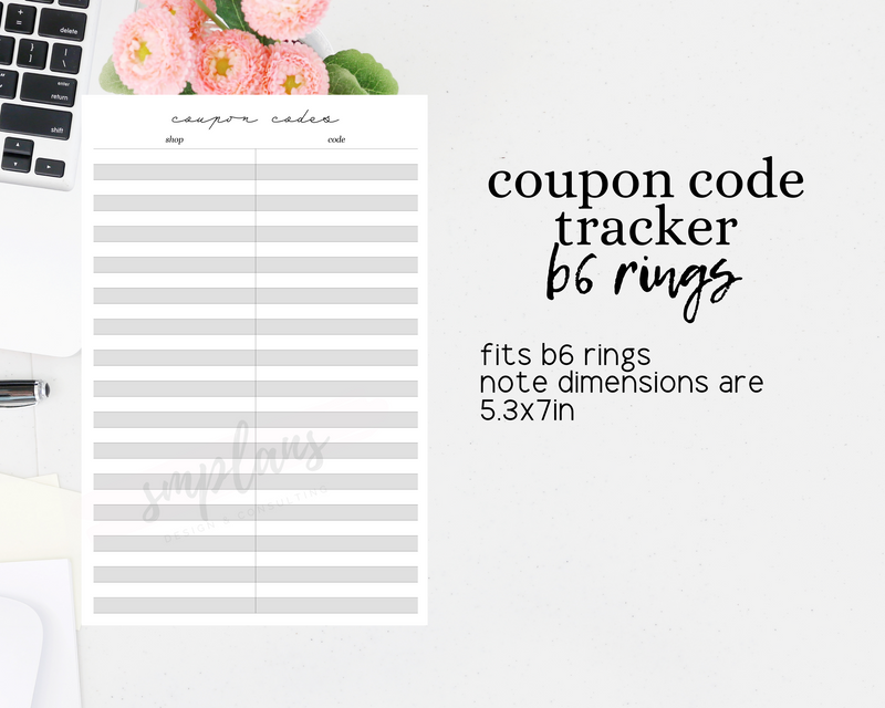 Coupon Code Tracker