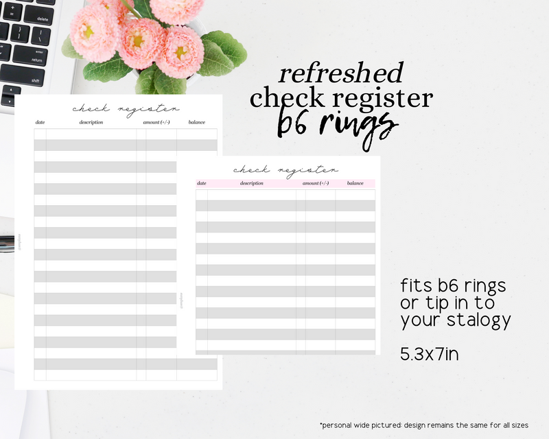 Check Register