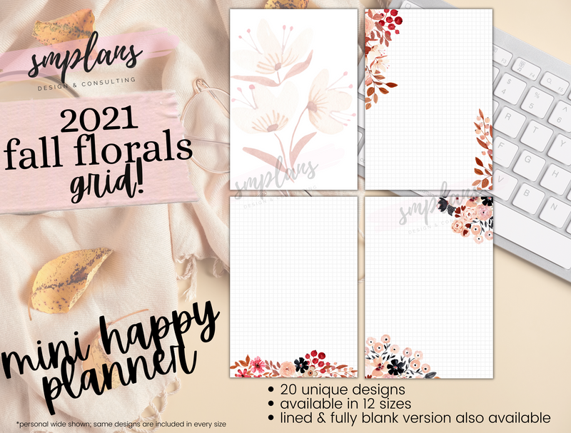 Fall Floral Notes - Grid (2021)