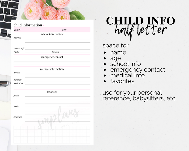 Child Information