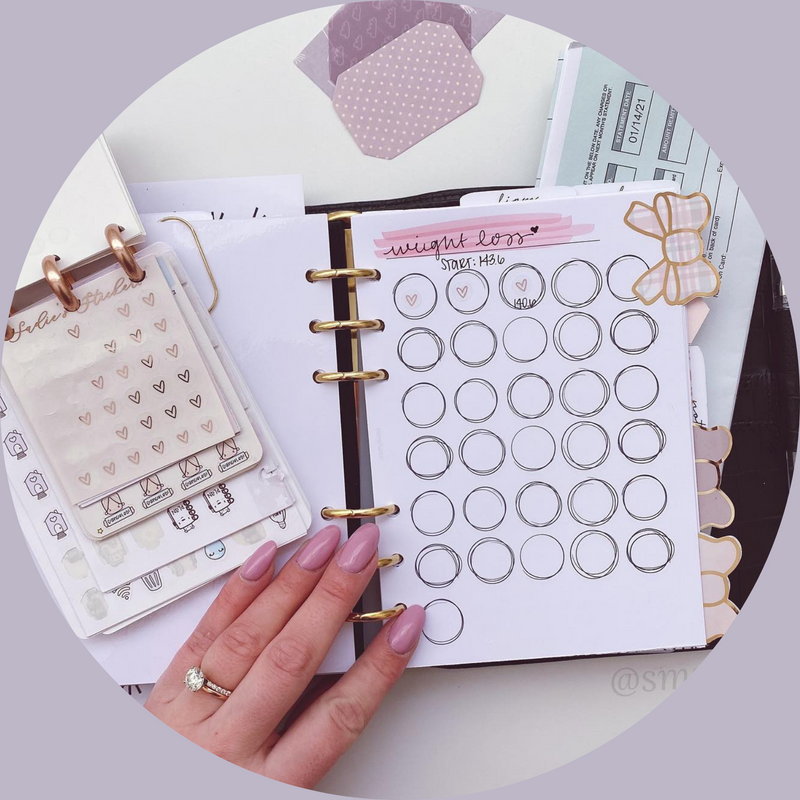 No Spend Tracker - Weight Loss Tracker - Visual Habit Tracker