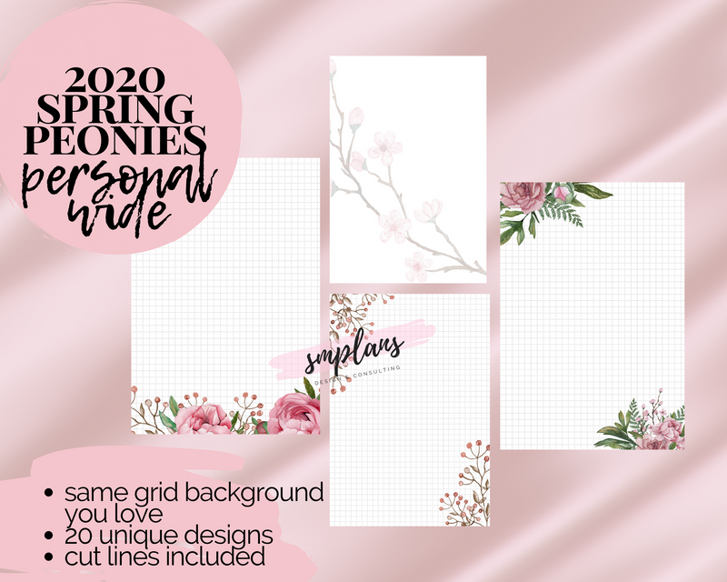 2020 Spring Peonies Notes