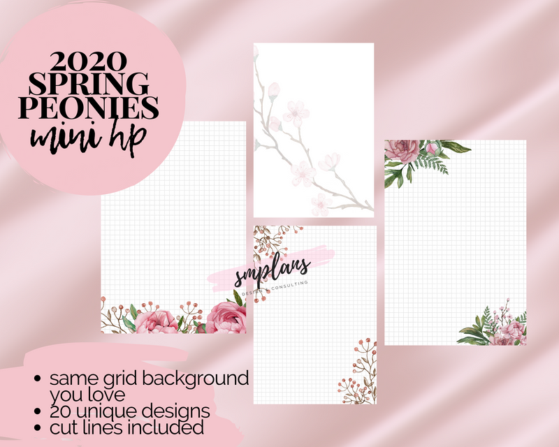 2020 Spring Peonies Notes