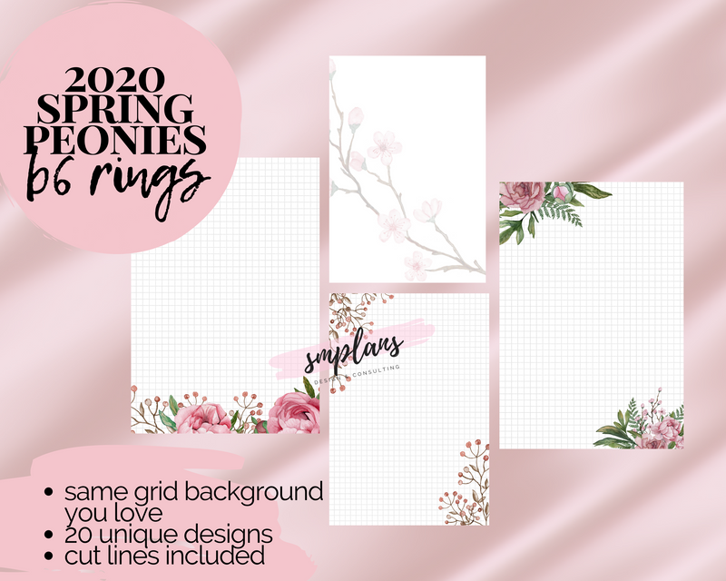 2020 Spring Peonies Notes