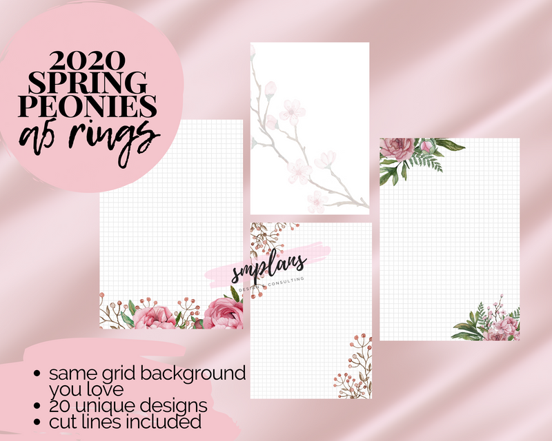 2020 Spring Peonies Notes