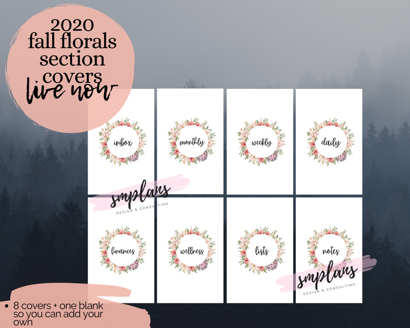 Section Covers - FALL Floral Notes (2020)