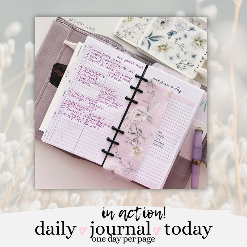 Daily ♡ Journal ♡ Today - 1DPP