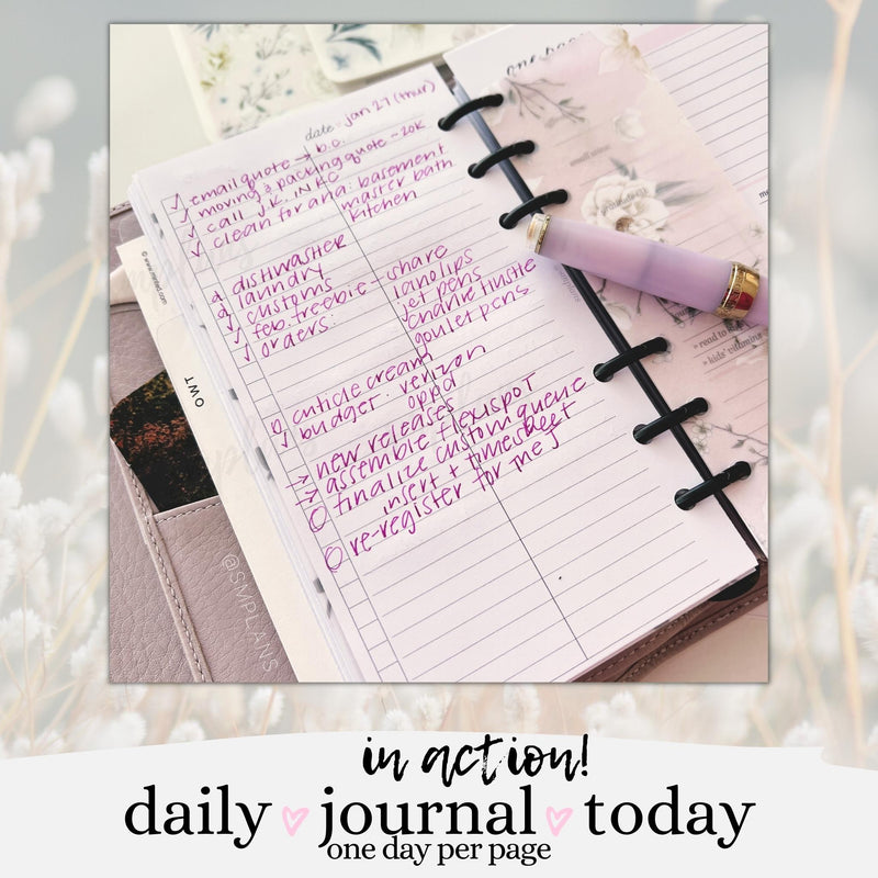 Daily ♡ Journal ♡ Today - 1DPP