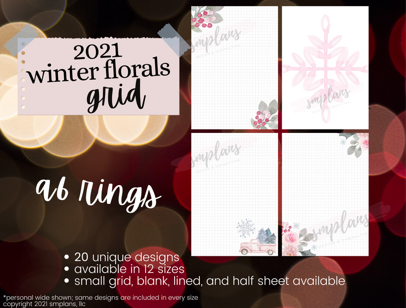 Winter Floral Notes - Grid (2021)