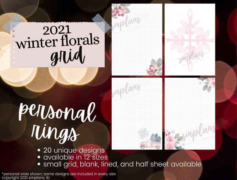 Winter Floral Notes - Grid (2021)