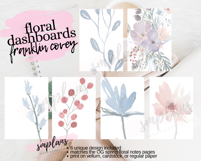 Floral Dashboard - Original Spring Florals